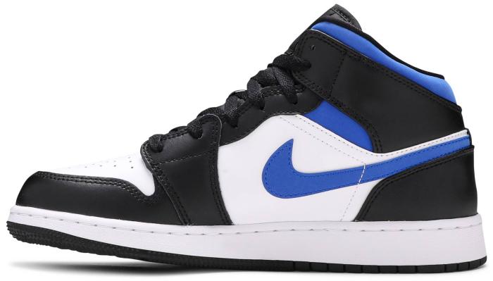 Air jordan 1 mid racer blue white Clearance